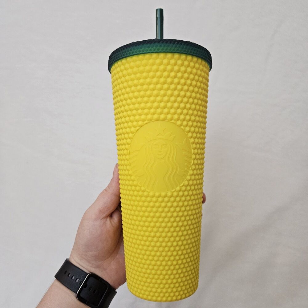 Starbucks 2020 Hawaii Exclusive Pineapple Studded 24oz VENTI Tumbler Cup NEW